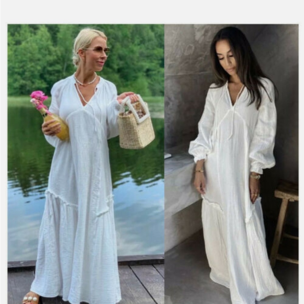 Elegant White Maxi Dress